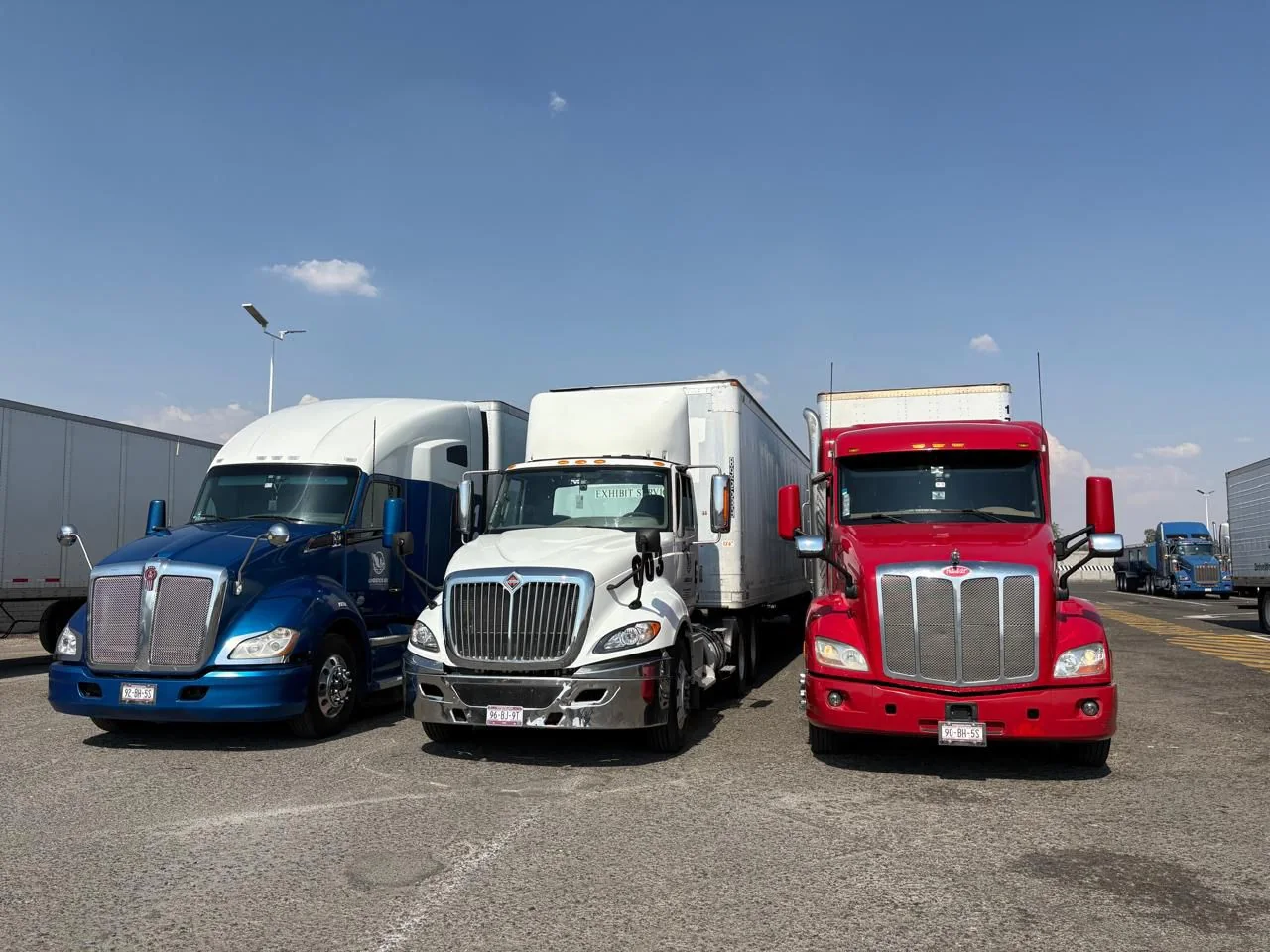 Flota real de Logistics GV Querétaro