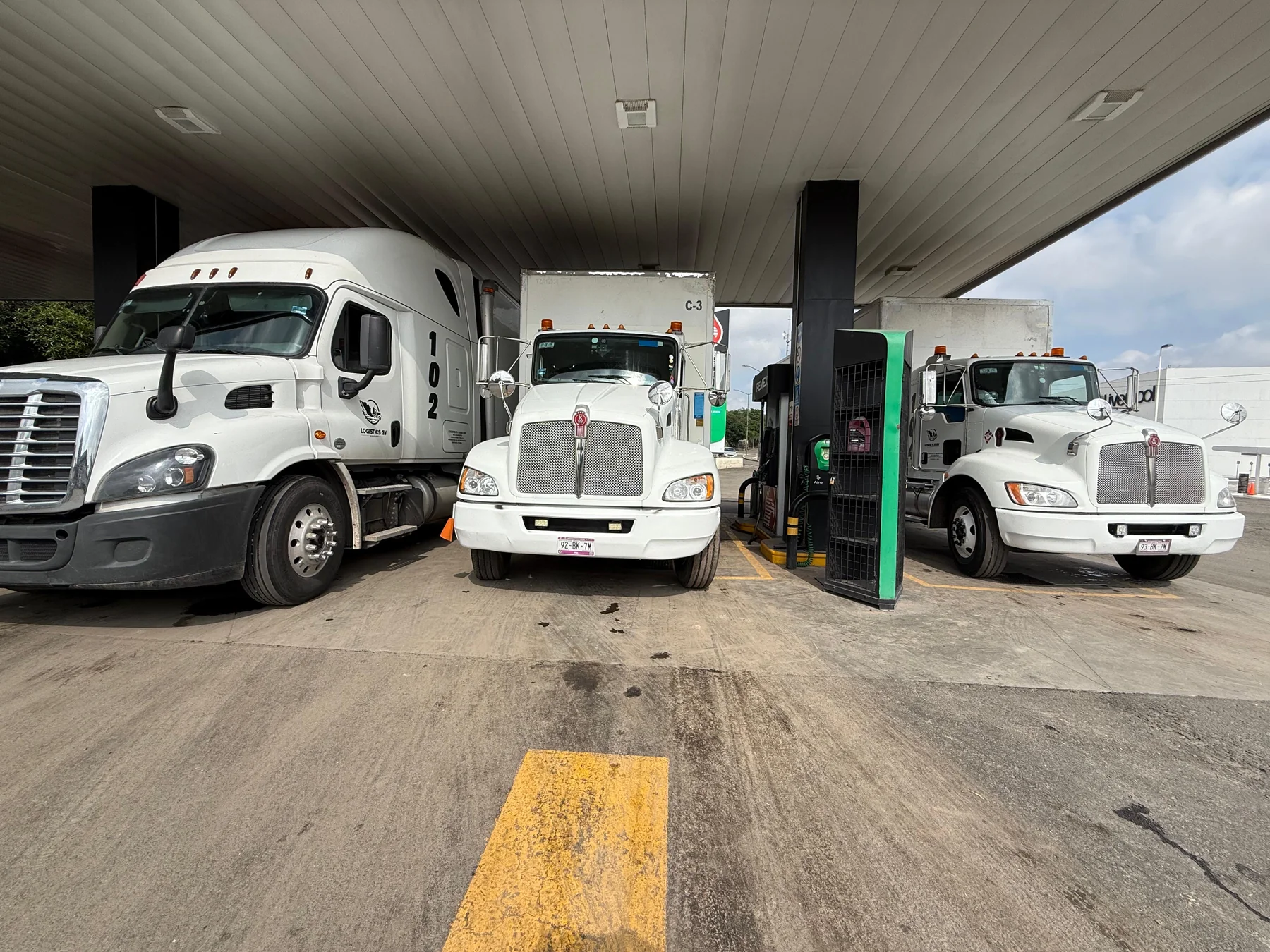 Flota real de Logistics GV Querétaro